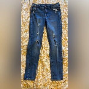 Old Navy Distressed Mid Rise Jeans